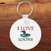 I Love Loons Sleutelhanger (Voorkant)