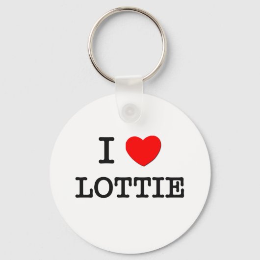 I Love Lottie Sleutelhanger (Voorkant)