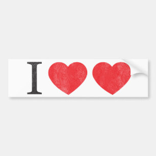 I Love Love Bumpersticker