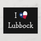 I Love Lubbock Texas Briefkaart (Voorkant)