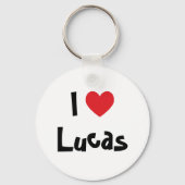 I Love Lucas Sleutelhanger (Voorkant)