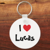 I Love Lucas Sleutelhanger (Voorkant)