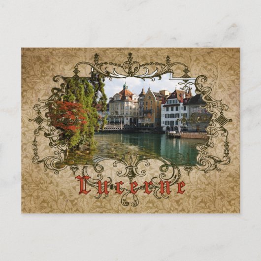I Love Lucerne - Briefkaart (Voorkant)