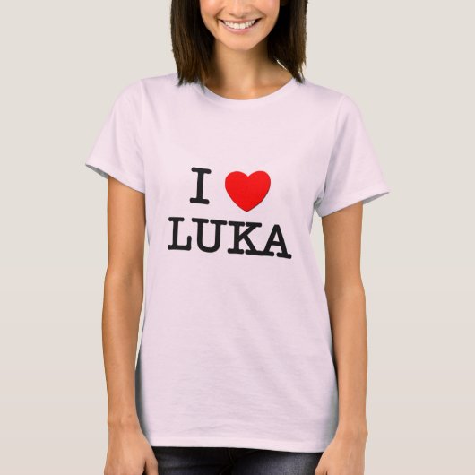 I Love Luka T-shirt (Voorkant)