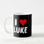 I Love Luke - Heart - Name  Koffiemok (Links)