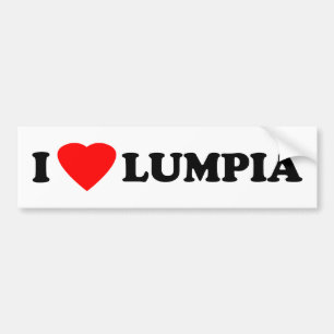 I Love Lumpia Bumpersticker