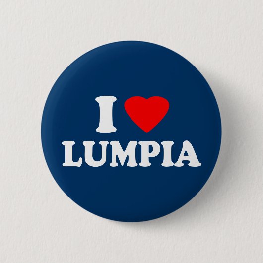 I Love Lumpia Ronde Button 5,7 Cm (Voorkant)