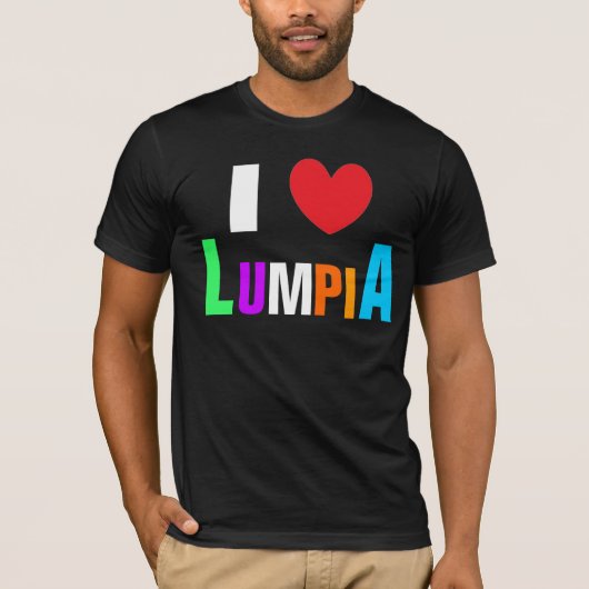 I Love Lumpia T-shirt (Voorkant)