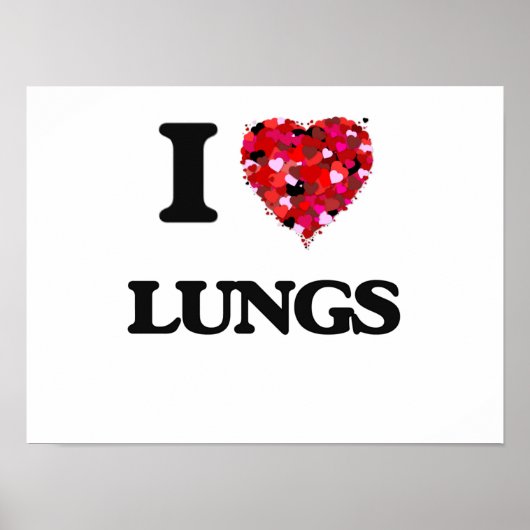 I Love Lungs Poster (Voorkant)