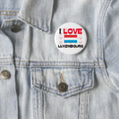 I Love Luxembourg Ronde Button 5,7 Cm (In situ)