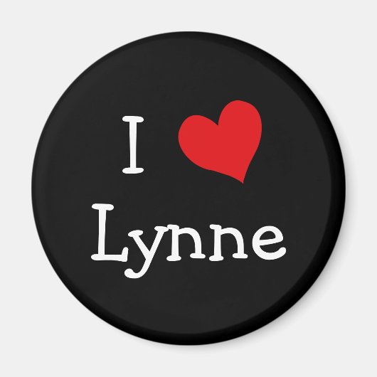 I Love Lynne Magneet (Voorkant)