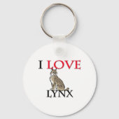I Love Lynx Sleutelhanger (Voorkant)