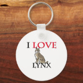 I Love Lynx Sleutelhanger (Voorkant)