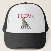 I Love Lynx Trucker Pet (Voorkant)