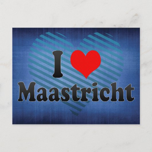 I Love Maastricht, Nederland Briefkaart (Voorkant)