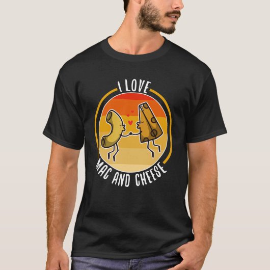 I Love Mac and Cheese T-shirt (Voorkant)