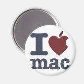 I Love Mac Magneet (Voorkant / Achterkant)