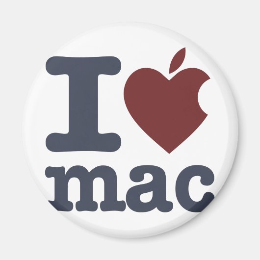 I Love Mac Magneet (Voorkant)