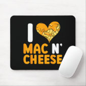 I Love Mac N' Cheese Funny Mac And Cheese  Muismat (Met muis)