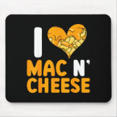 I Love Mac N' Cheese Funny Mac And Cheese  Muismat (Voorkant)