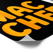 I Love Mac N' Cheese Funny Mac And Cheese  Poster (Hoek)