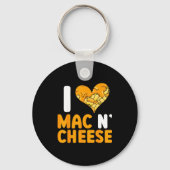 I Love Mac N' Cheese Funny Mac And Cheese  Sleutelhanger (Voorkant)