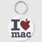 I Love Mac Sleutelhanger (Voorkant)
