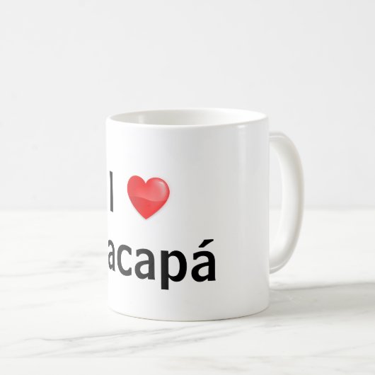 I love Macapá Koffiemok (Voorkant rechts)