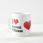 I Love Macaroni+and Cheese Koffiemok (Voorkant links)