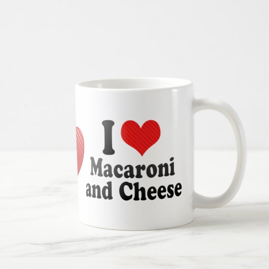 I Love Macaroni+and Cheese Koffiemok (Rechts)