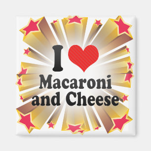 I Love Macaroni+and Cheese Magneet