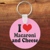 I Love Macaroni+and Cheese Sleutelhanger (Voorkant)
