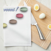 I Love Macaroons Towel Theedoek (Quarter Fold)