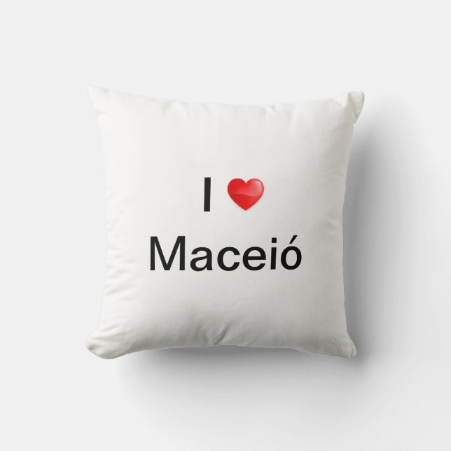 I love Maceió Kussen (Voorkant)