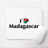 I Love Madagascar Flag Muismat (Met muis)