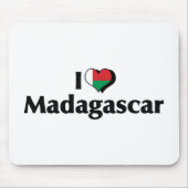 I Love Madagascar Flag Muismat (Voorkant)