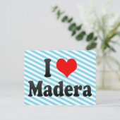 I Love Madera, Verenigde Staten Briefkaart (Staand voorkant)