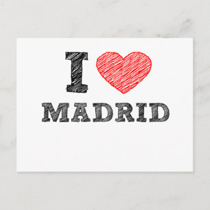 I Love Madrid Briefkaart