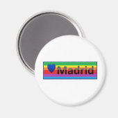 I Love Madrid Magneet (Voorkant / Achterkant)