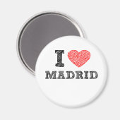 I Love Madrid Magneet (Voorkant / Achterkant)