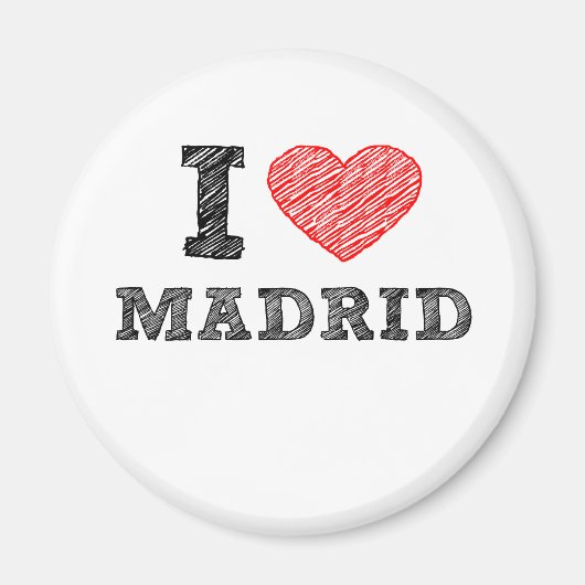 I Love Madrid Magneet (Voorkant)
