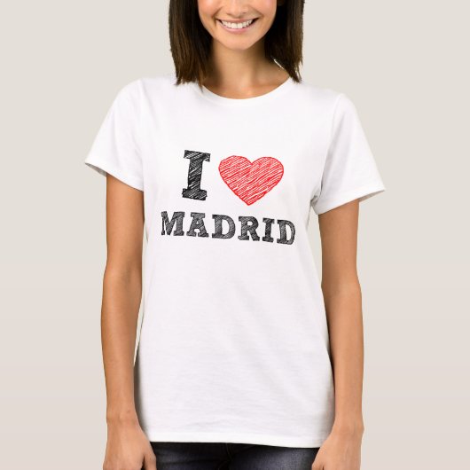 I Love Madrid T-shirt (Voorkant)