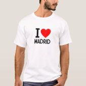 I Love Madrid T-shirt (Voorkant)