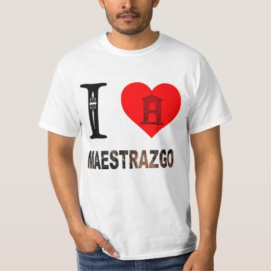 I LOVE MAESTRAZGO T-SHIRT (Voorkant)