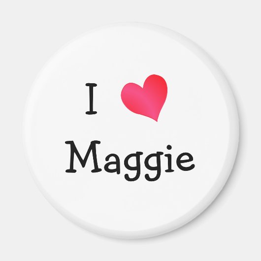 I Love Maggie Magneet (Voorkant)