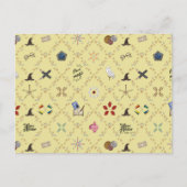 "I Love Magic" Diamond Pattern Briefkaart (Voorkant)