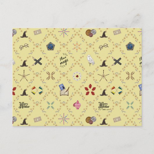"I Love Magic" Diamond Pattern Briefkaart (Voorkant)