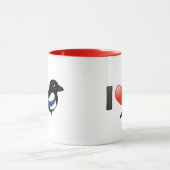 I Love Magpies Mok (Midden)