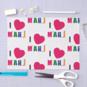 I Love Mahj Tissue Paper Tissuepapier (Craft)
