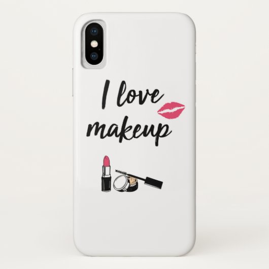 I Love Makeup Case-Mate iPhone Case (Achterkant)